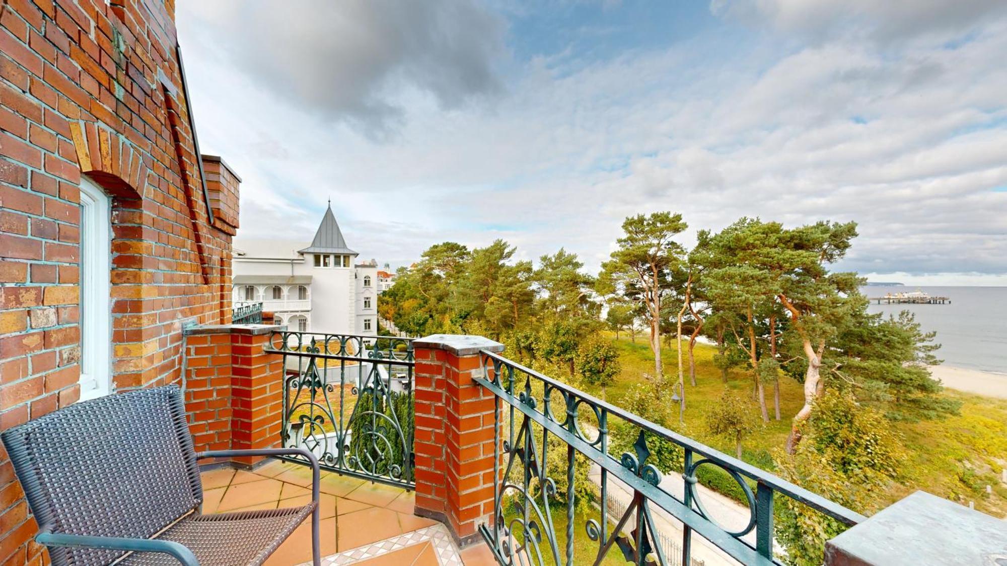 Fewo Direkt Am Strand Mit Meerblick Und Balkon,Villa Glueckspilz, Бінц Екстер'єр фото