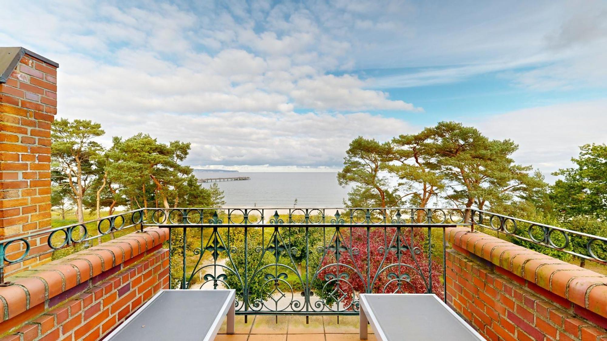 Fewo Direkt Am Strand Mit Meerblick Und Balkon,Villa Glueckspilz, Бінц Екстер'єр фото